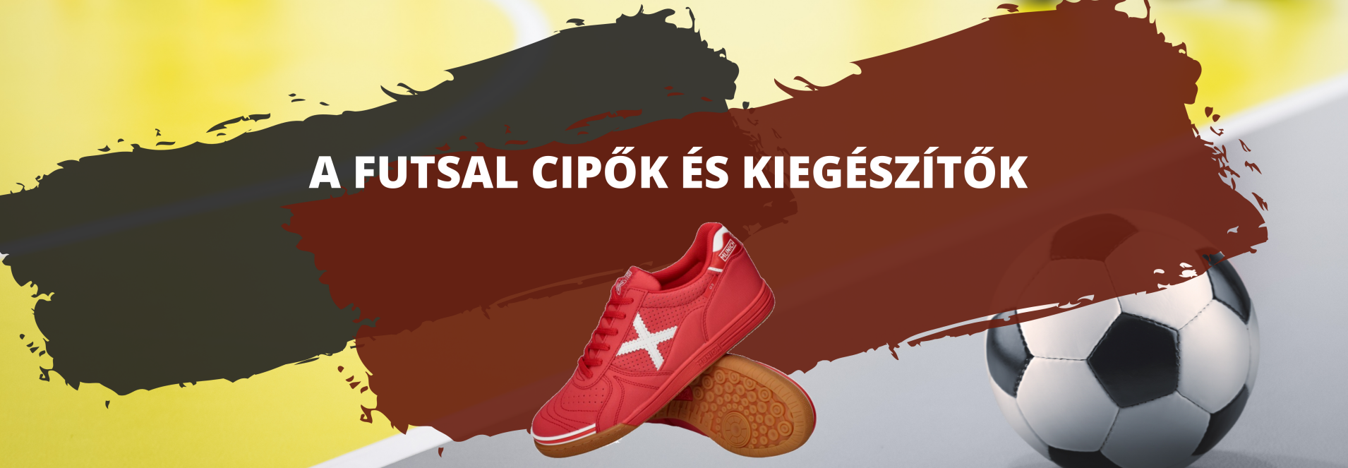 FUTSALSHOP - Munich teremcipők, Tapedesign zoknik, táskák, kiegészítők