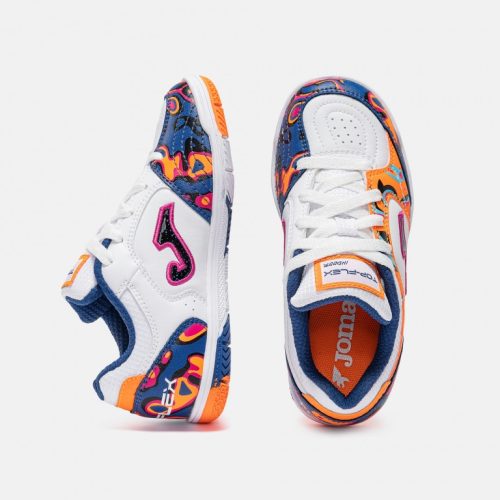 Joma Top Flex Jr 2672 Fehér színes junior teremcipő