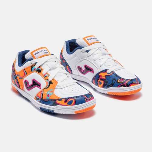 Joma Top Flex Jr 2672 Fehér színes junior teremcipő